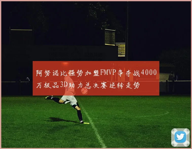 阿努诺比强势加盟FMVP争夺战4000万极品3D助力总决赛逆转走势